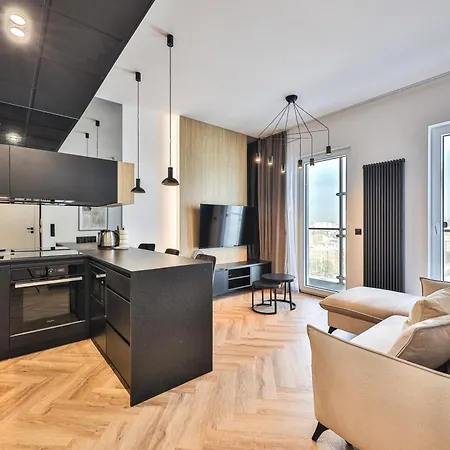 Kasprzaka 29 Wola Tower Z Wanna I Widokiem Na Panorame Centrum By Perfect 1231 Apartamento