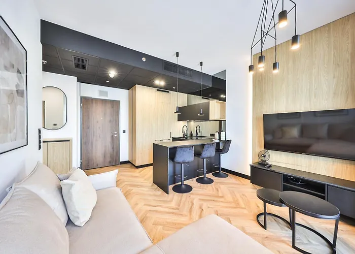 Kasprzaka 29 Wola Tower Z Wanna I Widokiem Na Panorame Centrum By Perfect 1231 Apartamento