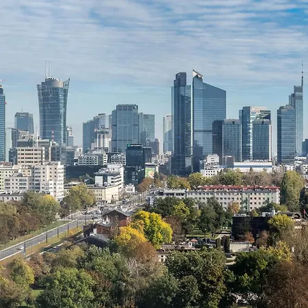 Kasprzaka 29 Wola Tower Z Wanna I Widokiem Na Panorame Centrum By Perfect 1231