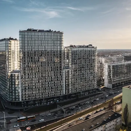 Kasprzaka 29 Wola Tower Z Wanna I Widokiem Na Panorame Centrum By Perfect 1231 Apartmán Varšava