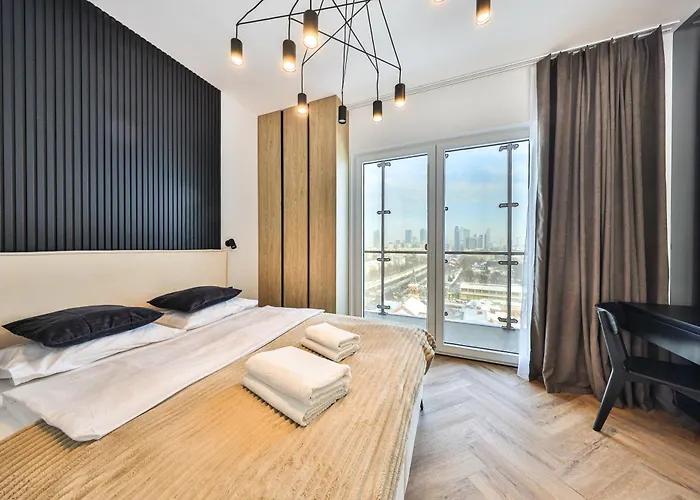 Kasprzaka 29 Wola Tower Z Wanna I Widokiem Na Panorame Centrum By Perfect 1231 *